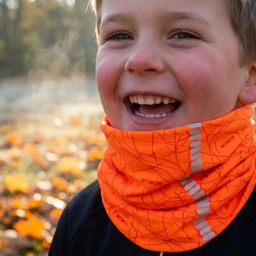 Wowow halssjaal Nutty Neckwarmer voor kinderen one-size oranje 2/2