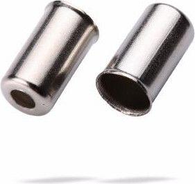 Lot de 150 Butées de Gaine BBB CableEnd Workshop en Cuivre 5mm Argent 2/3