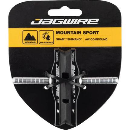 Jagwire Mountain Pro Cartridge Bremsschuhe Cantilever Schwarz - All-Weather-M...