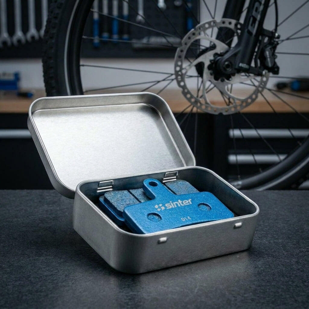 Schijfremblok Sinter 014 Formula organisch, e-bike, blauw, set, in blik 2/3