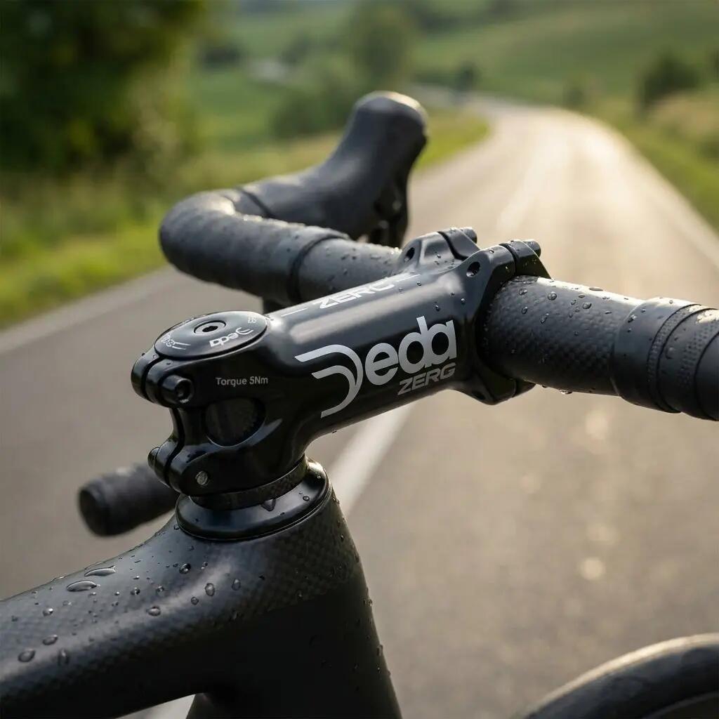 Deda Potence Zero2 OS 90 mm, fini poli sur noir 2/3