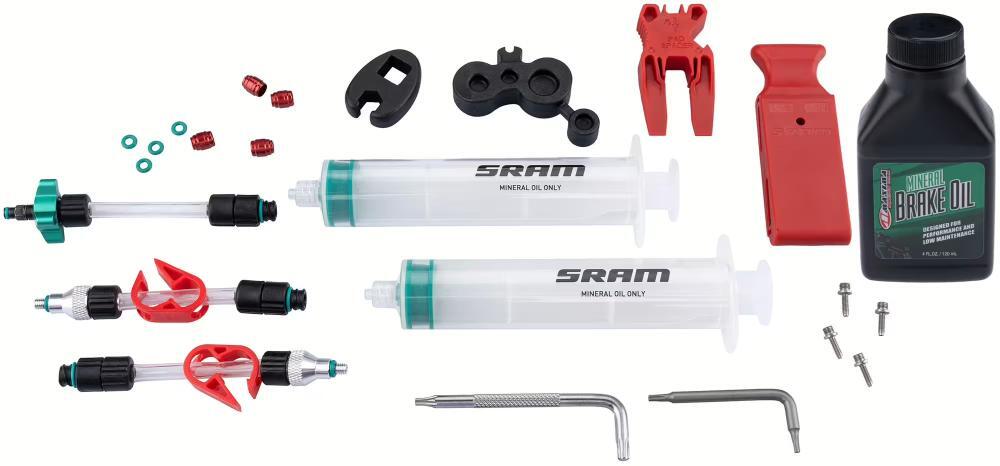Kit purge de frein standard avec huile Sram Mineral Maxima DB8/Maven 2/3