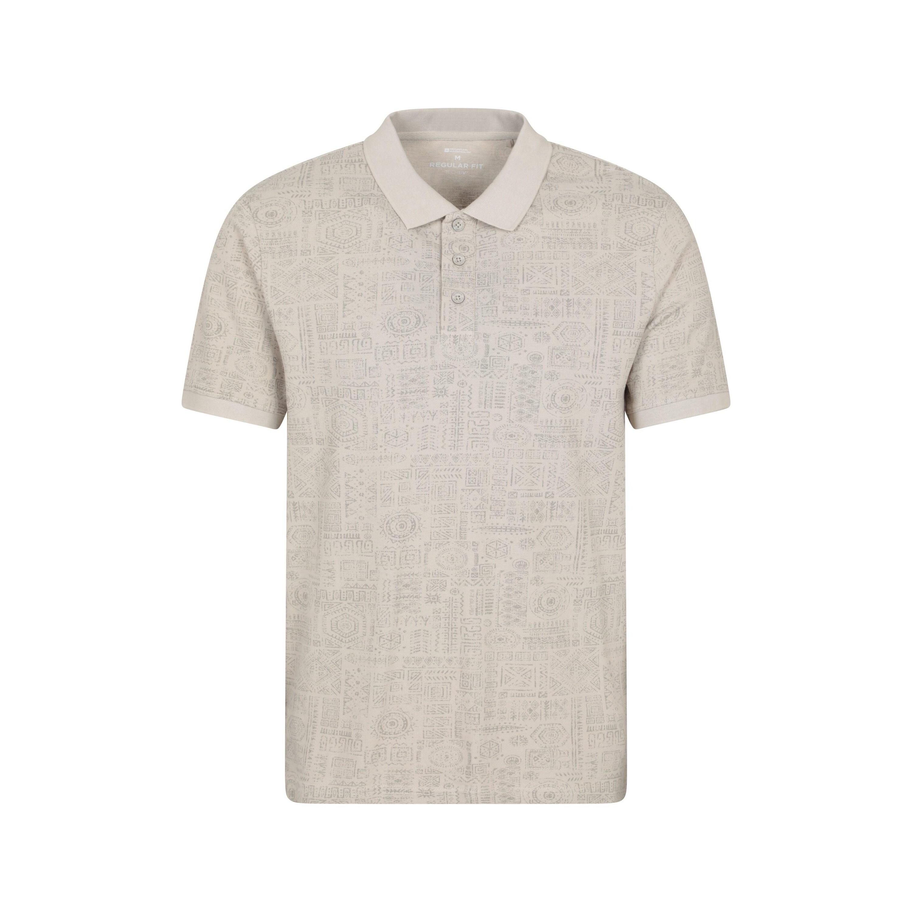 Mountain Warehouse Mens Dawnay Textured Pique Polo Shirt