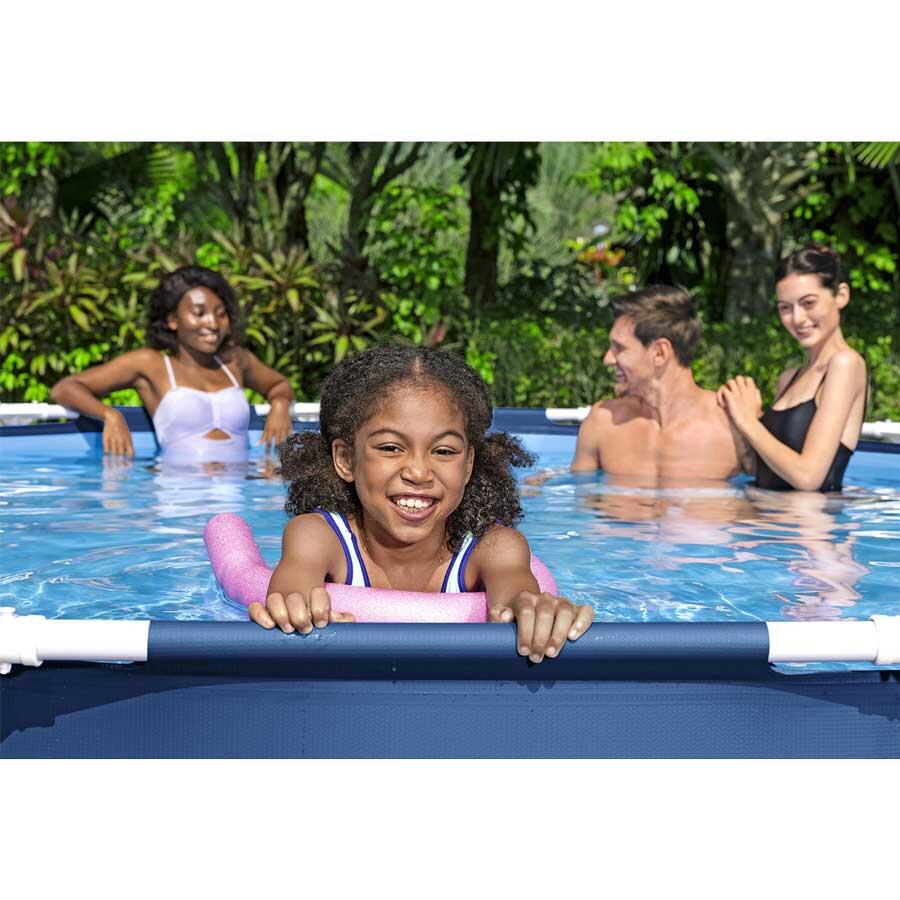 Piscina Natação Adulto Estrutura Aço 7 Em 1 5/7