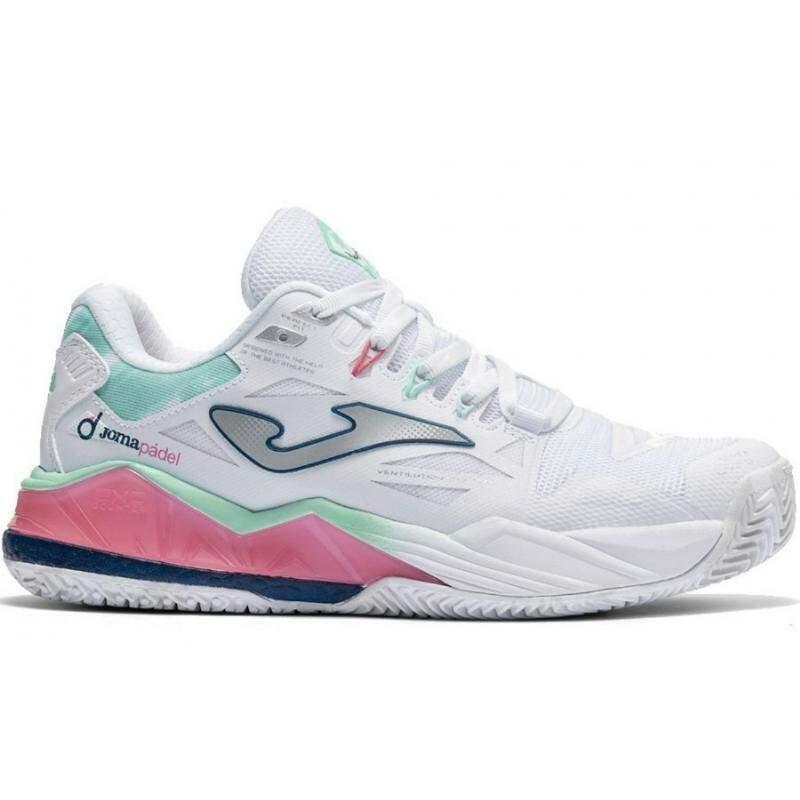 Zapatilla para Tenis y Pádel para MUJER JOMA SPIN LADY 2602 BLANCA 3/5