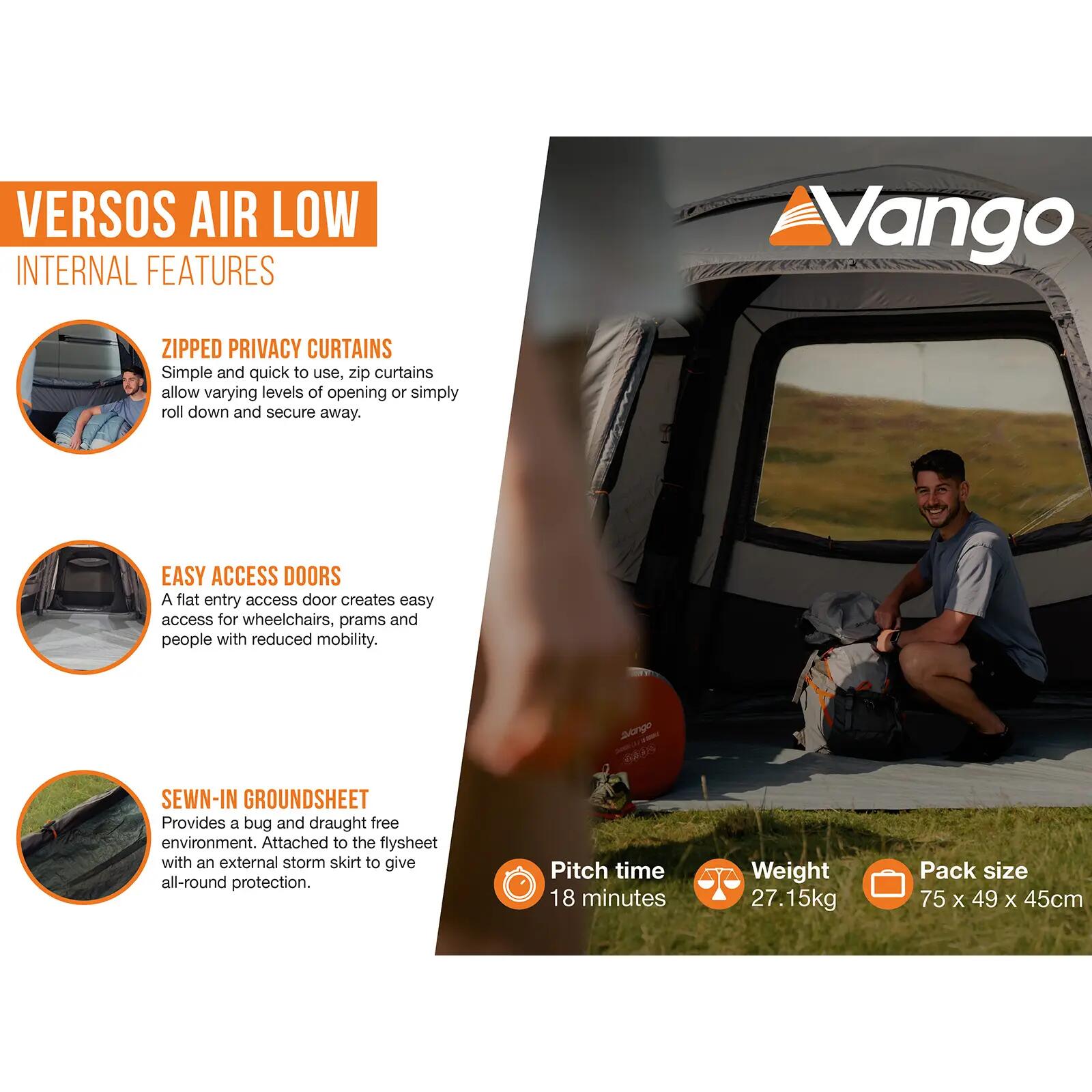 Namiot rodzinny Versos Air Low 4/7