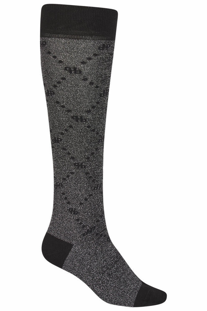 CHAUSSETTES GENOUX PIKEUR LUREX SÉLECTION NOIR 1/1