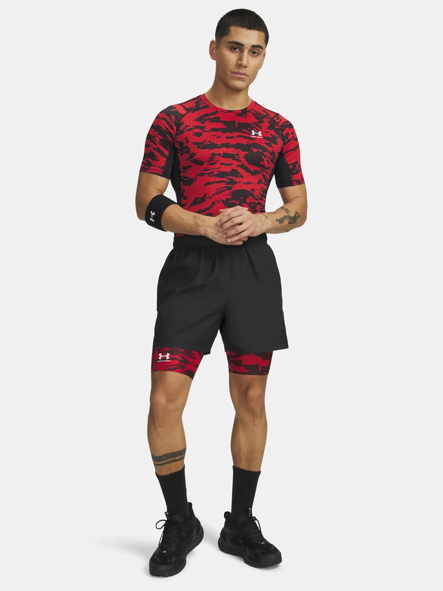 Férfi rövidnadrág Under Armour UA HG Printed Lng Short-BLK 3/3