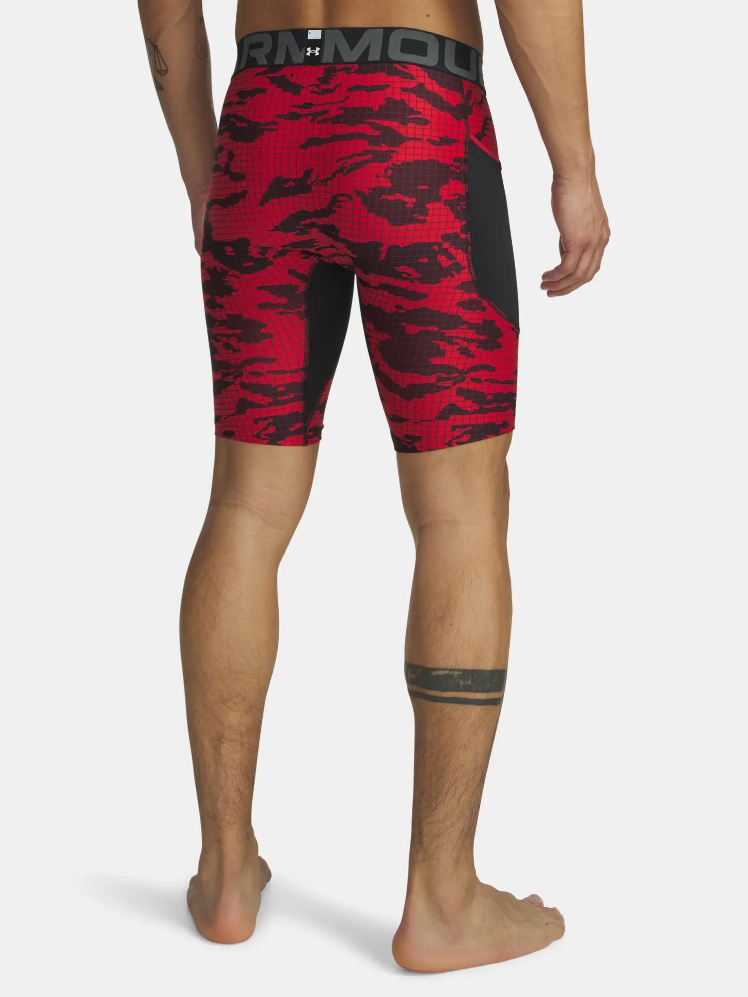 Férfi rövidnadrág Under Armour UA HG Printed Lng Short-BLK 2/3