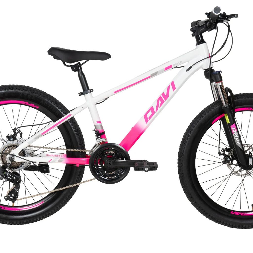 Mountain bike 24 inch Bella Elite aluminium 11" frame 21 speeds for 9-12 years
