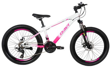 Mountainbike 24 Zoll Davi Bella Shimano Rahmen 11 Zoll 21 Gänge für 9-12 Jahre