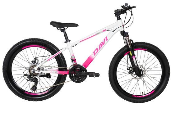 Mountainbike 24 Zoll Davi Bella Shimano Rahmen 11 Zoll 21 Gänge für 9-12 Jahre