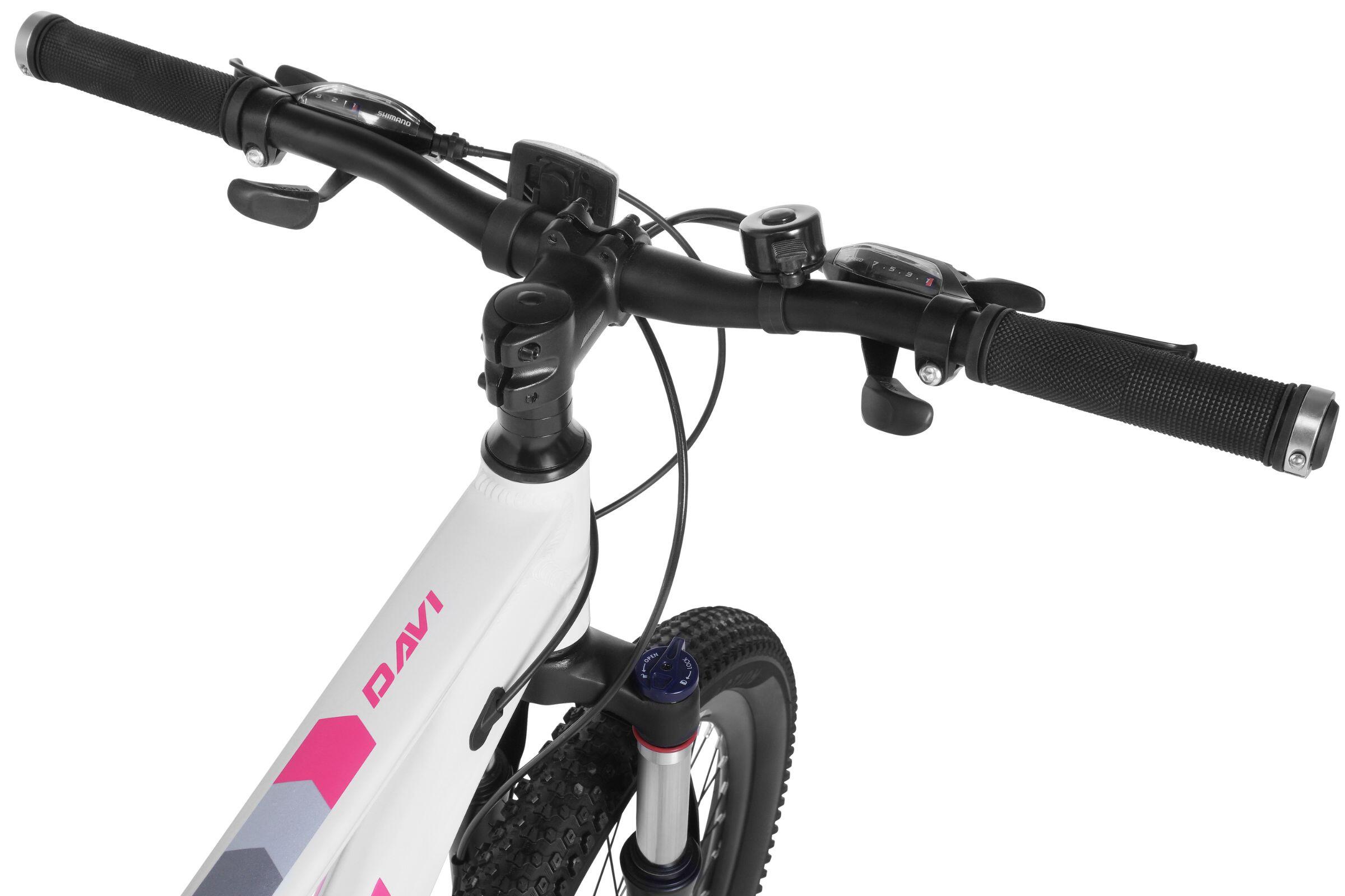 Vélo enfant 24″ Davi Bella Ultra aluminium Shimano 21 vitesses 130-160 rose 4/7