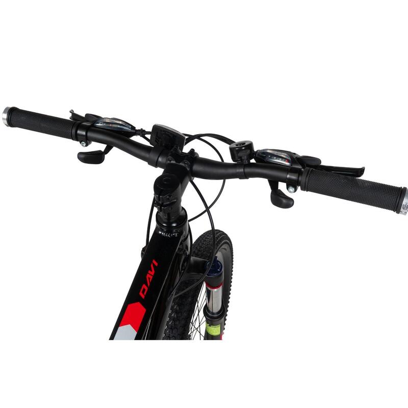 Bicicletă copii 24" Davi Montaro Elite aluminiu Shimano 21 viteze 130-160 negru