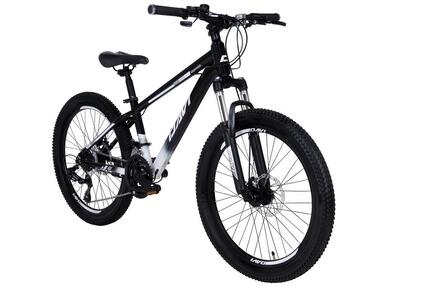 Vélo enfant 24″ Davi Montaro Pro aluminium 21 vitesses 130-160 noir/blanc