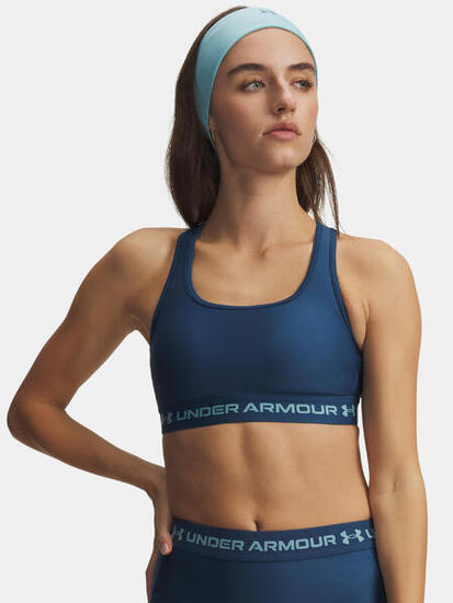 Brassière de sport Under Armour® à dos croisé et maintien modéré Bleu ardent