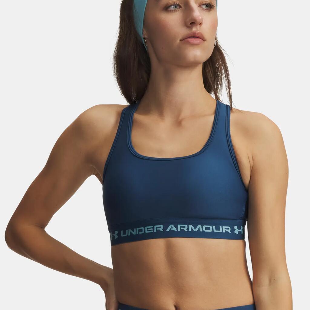 Under Armour® Crossback Mid sports bra Blue Ardent