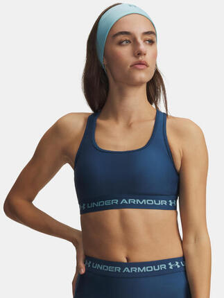 Brassière de sport Under Armour® à dos croisé et maintien modéré Bleu ardent