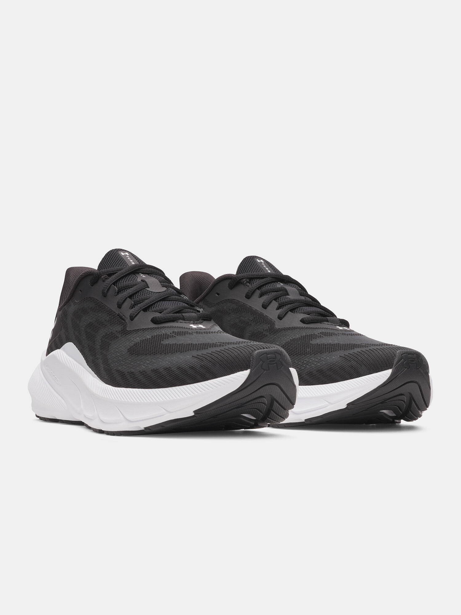 Scarpe da corsa uomo Under Armour Turbulance 3 nero/nero/argento metallico 3/6