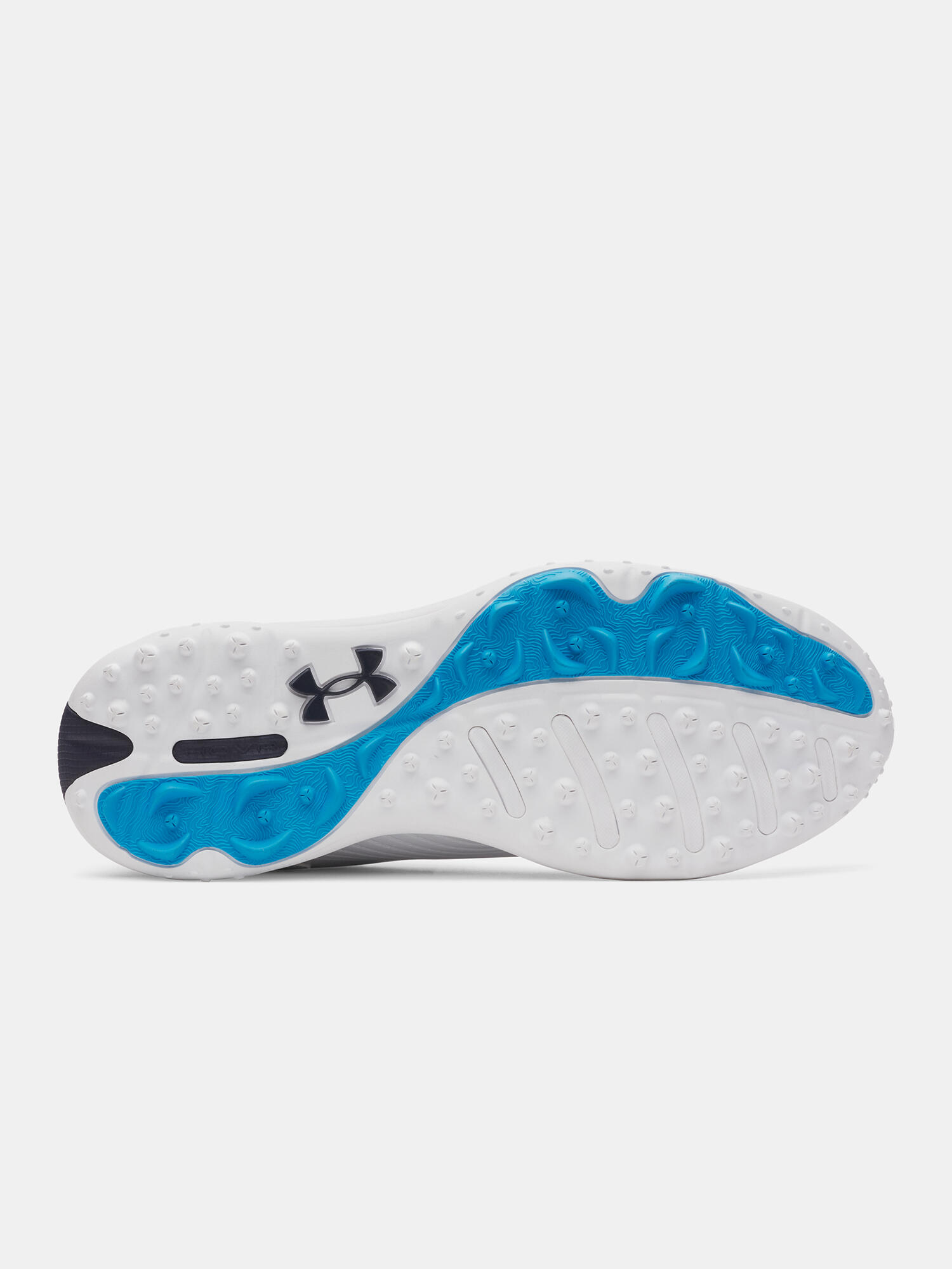 Chaussures de golf pour homme Under Armour Drive Fade 2 SL, blanches 4/5