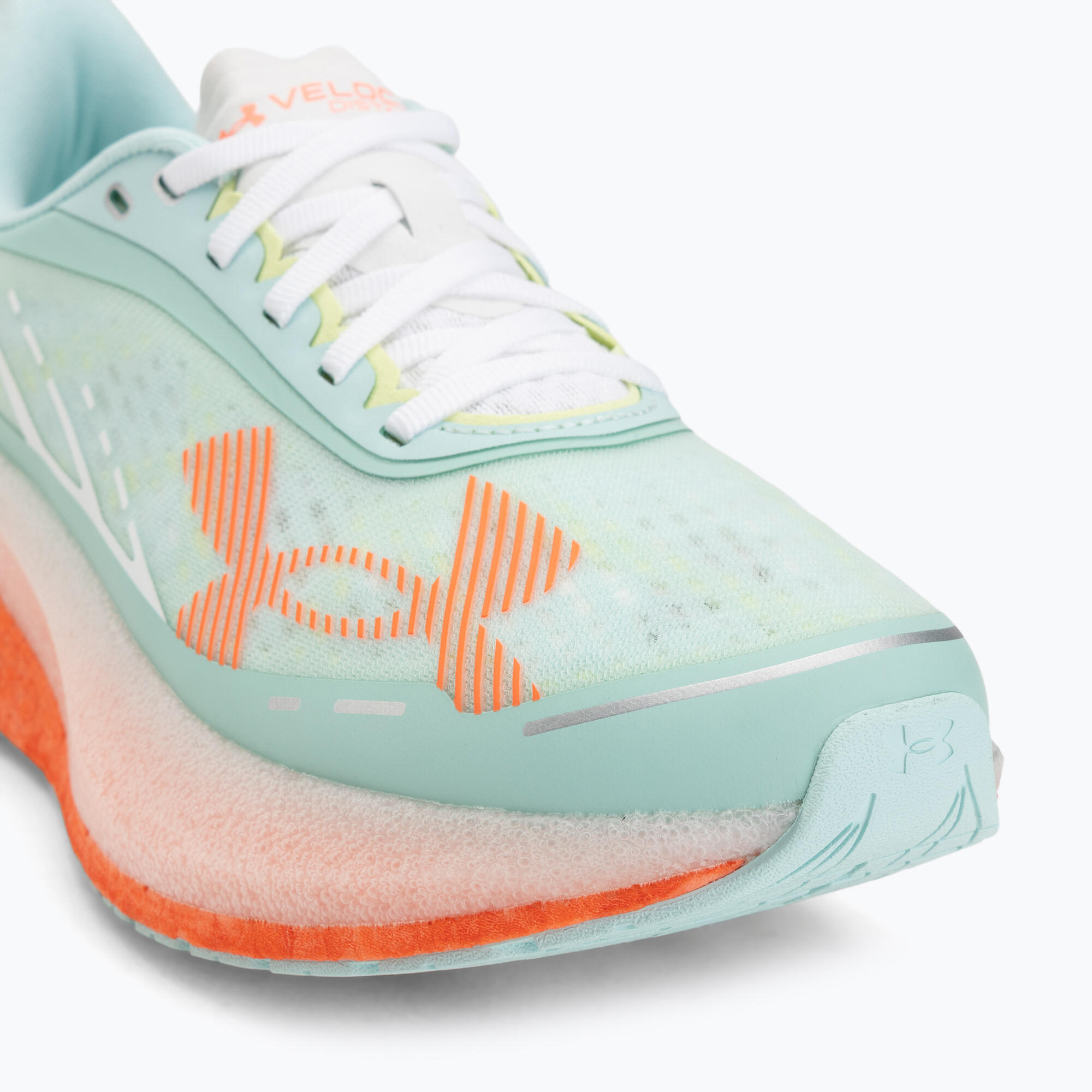 Zapatillas de running Under Armour Velociti Distance azul/naranja para mujer 7/7