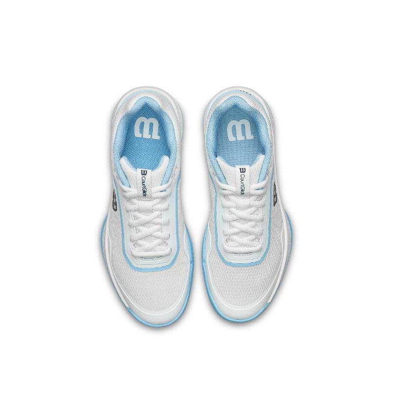 Tênis femininos Wilson Courtglide White Sky Blue 2/5