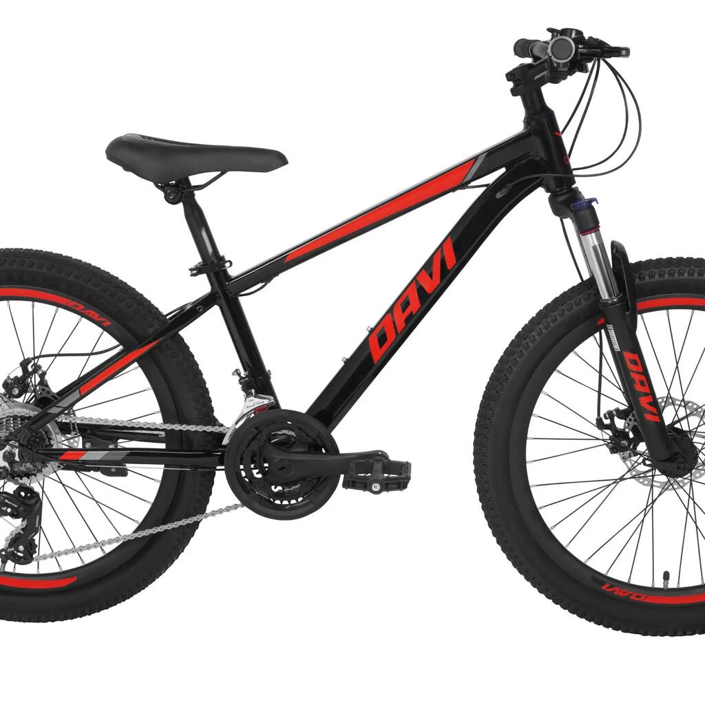Mountain bike 24 inch Davi Montaro Shimano 11" frame 21 speeds for 9-12 years
