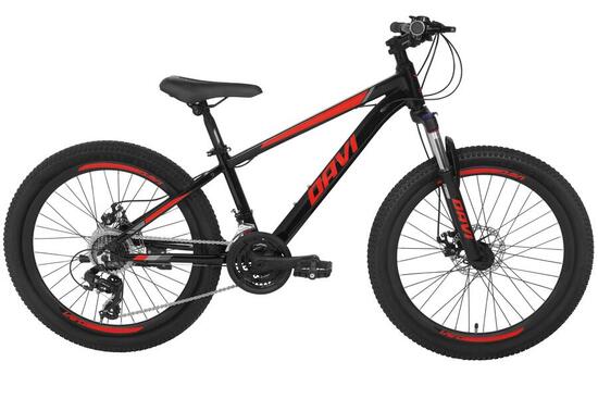 VTT 24" Davi Montaro Shimano aluminium cadre 11" 21 vitesses pour 9-12 ans