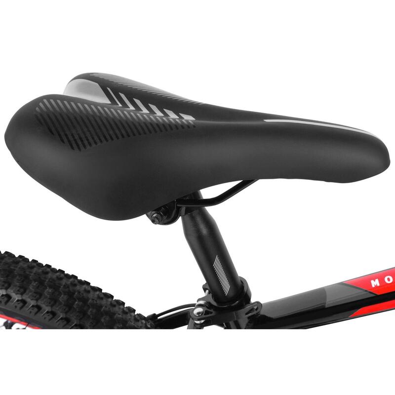 Bicicleta copii Davi Montaro Pro Aluminiu, 24", 130-160 cm, 21 viteze, Roşu