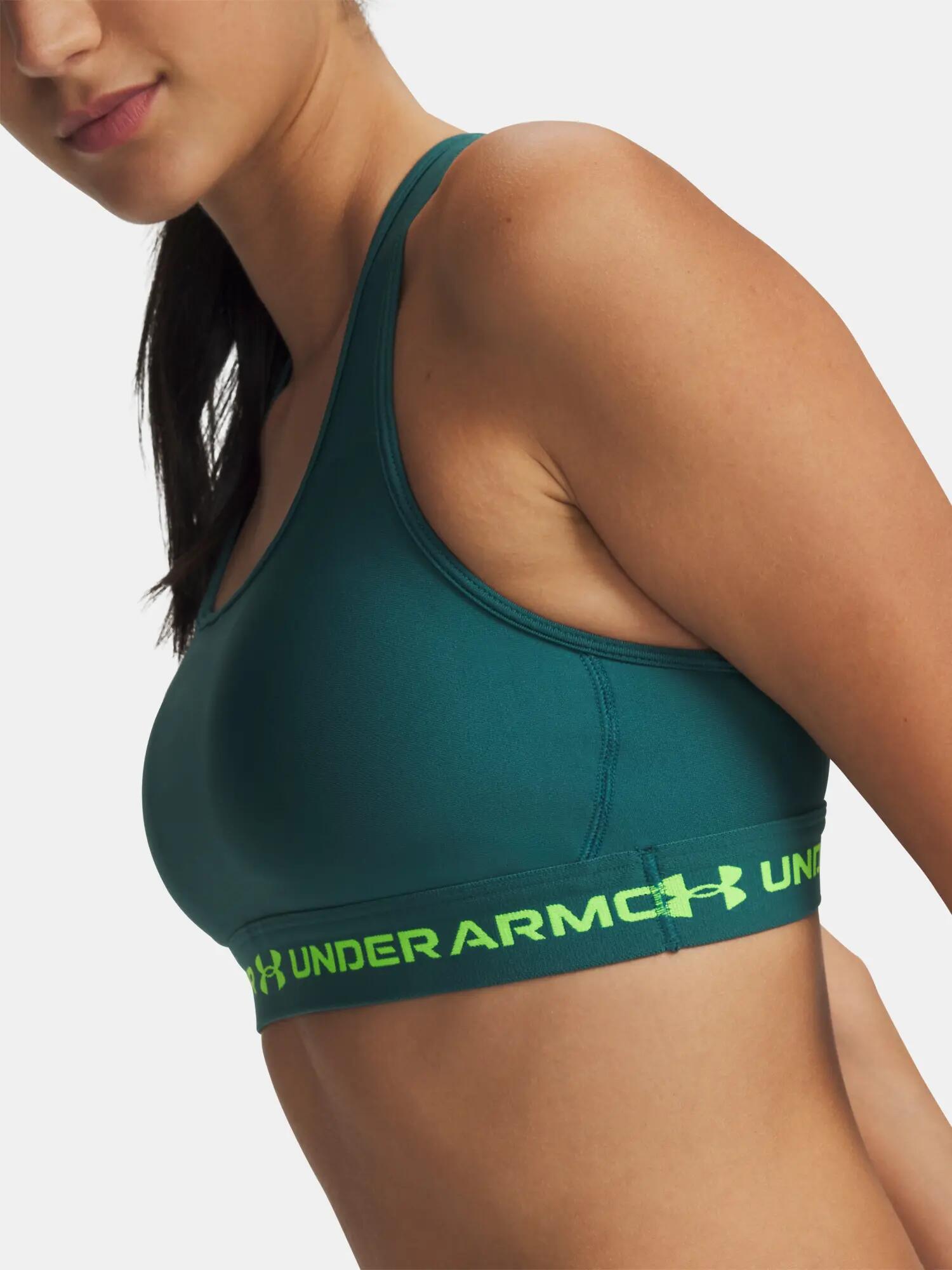 Női Under Armour Crossback Mid Bra-GRN melltartó 3/3