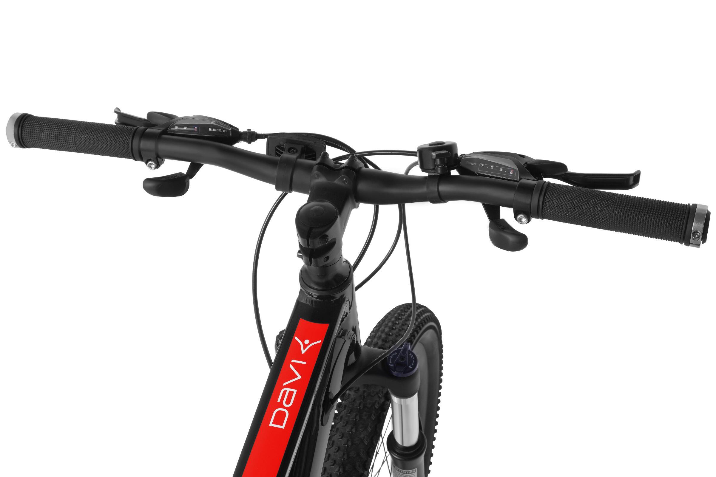 Kinderfiets 24″ Davi Montaro Pro aluminium 21 versnellingen 130-160 rood 4/7