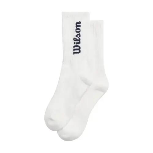 CREW LOGO SOCK WHITE (1X)