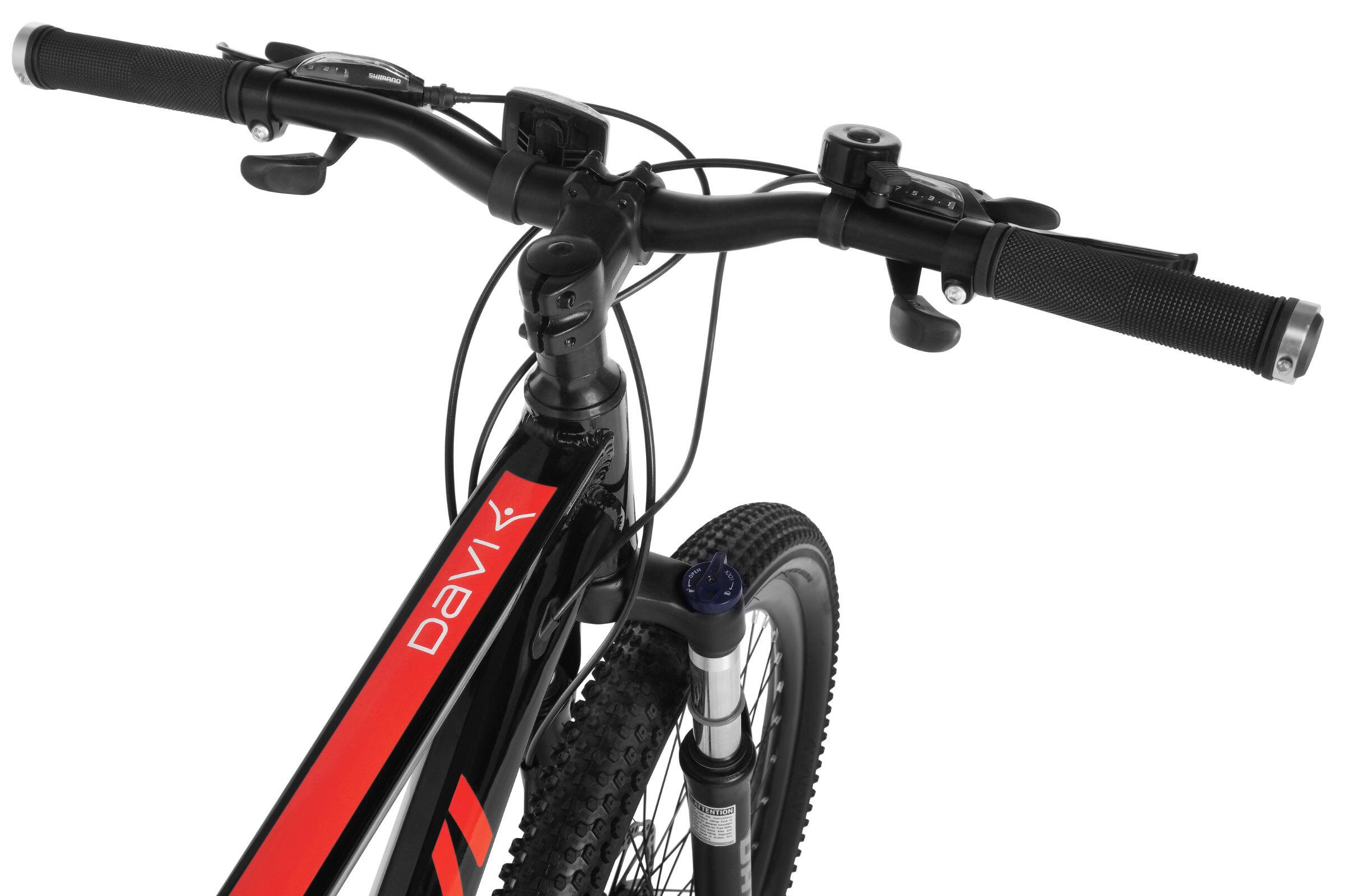 MTB 26″ Davi Montaro Pro aluminium 21 versnellingen 145-170 rood/zwart 4/7