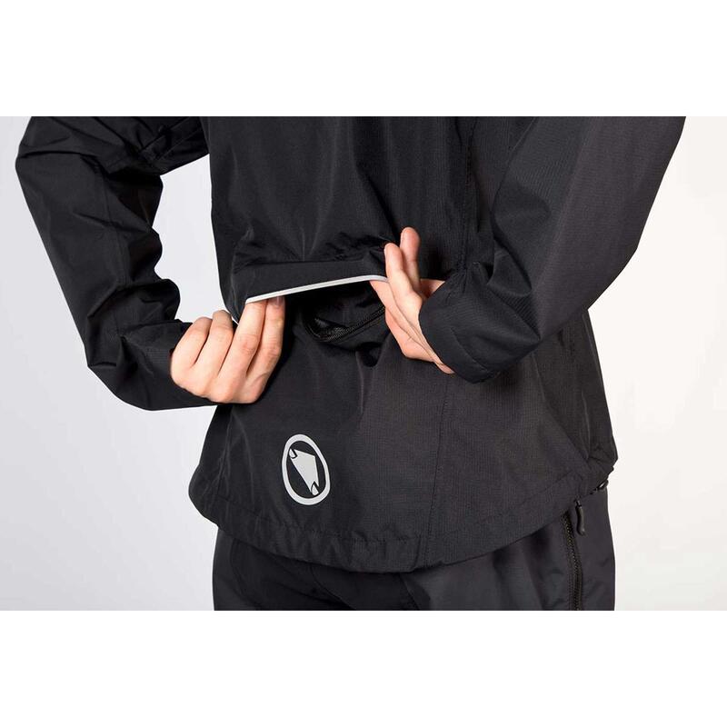 Jachetă impermeabilă ciclism 8214 negru 2XL