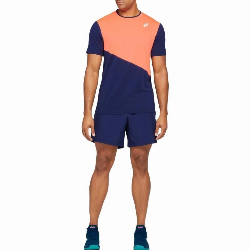 Camiseta Coral Peacoat do Asics Club 4/5