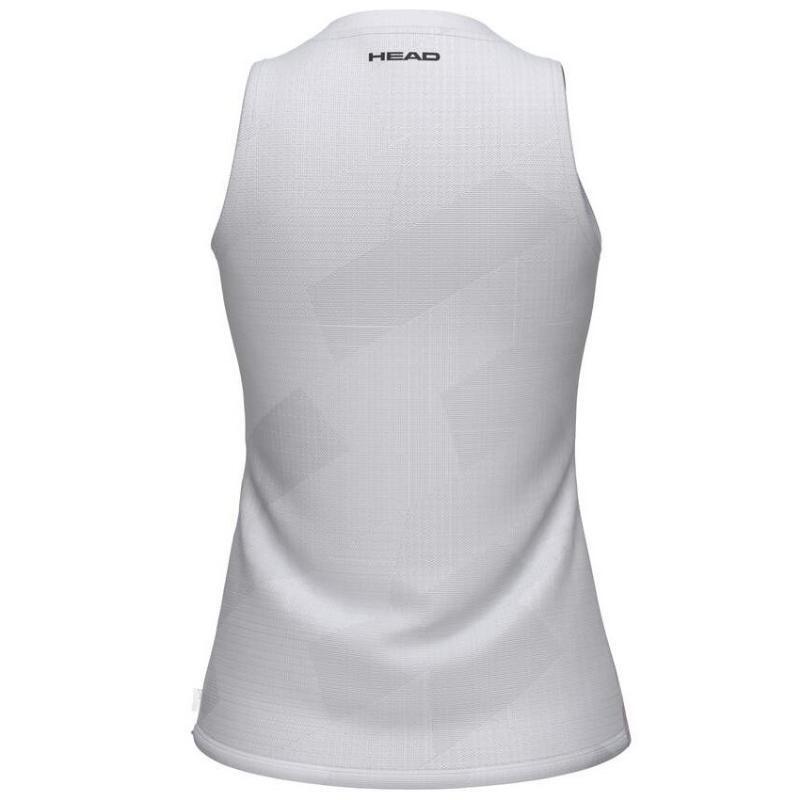 Camiseta Head Pro Blanco Naranja Mujer 2/5