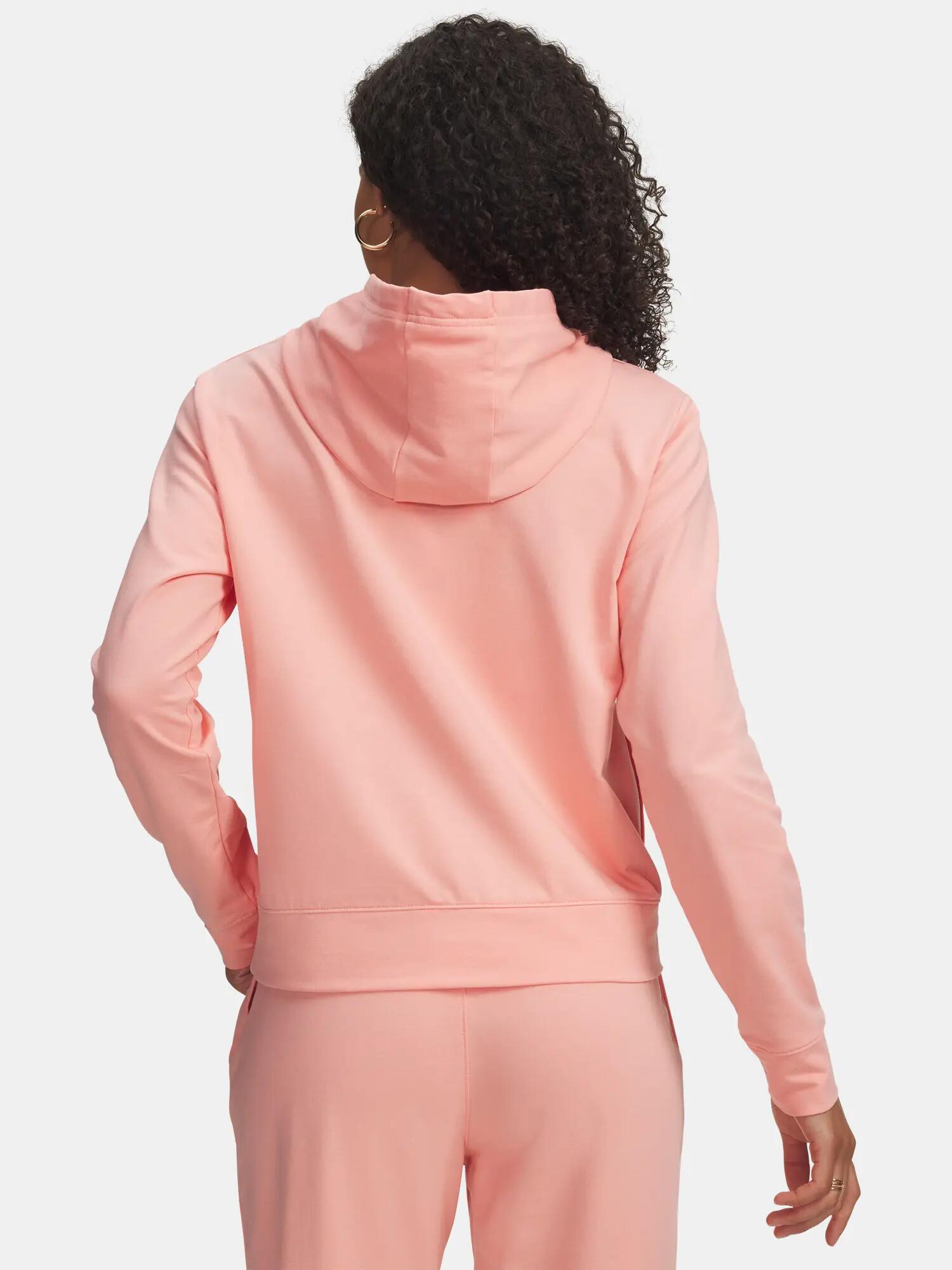 Női pulóver Under Armour Sport Terry Hoodie-PNK 2/3
