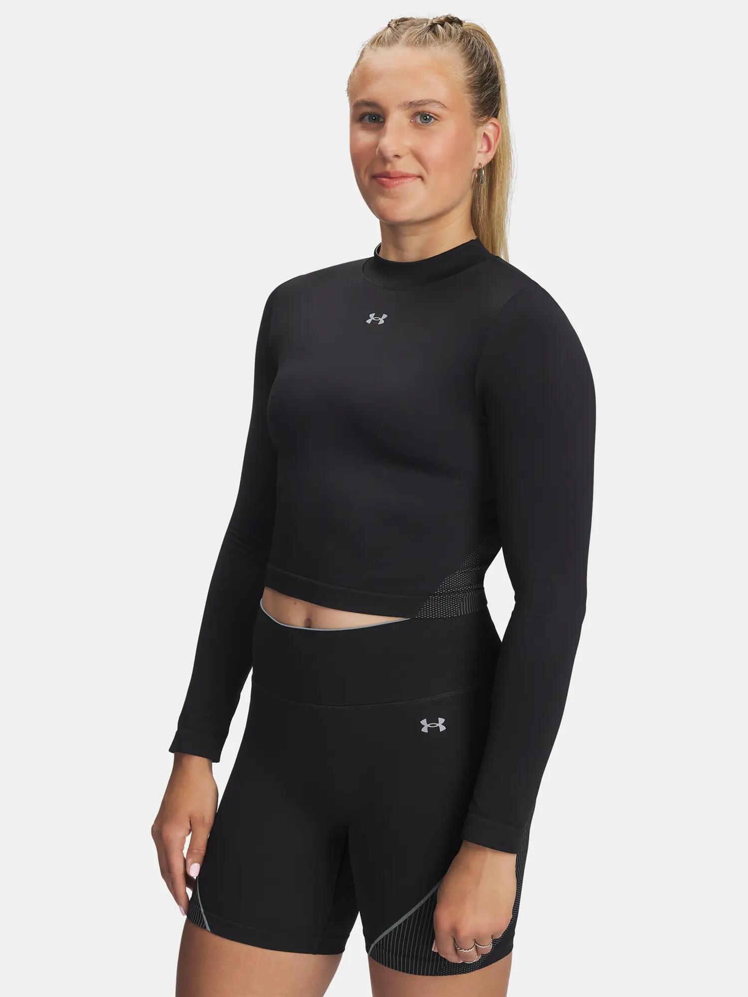 Női póló Under Armour UA Vanish Seamless LS-BLK 1/4