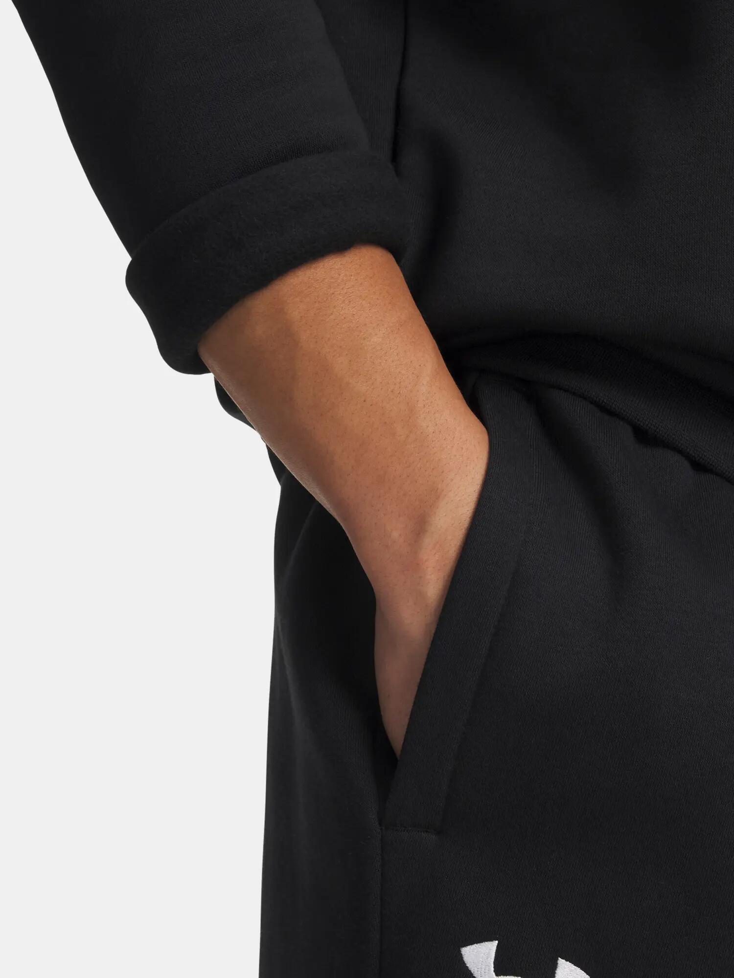 Férfi pulóver Under Armour UA Icon Fleece 1/4 Zip-BLK 3/3