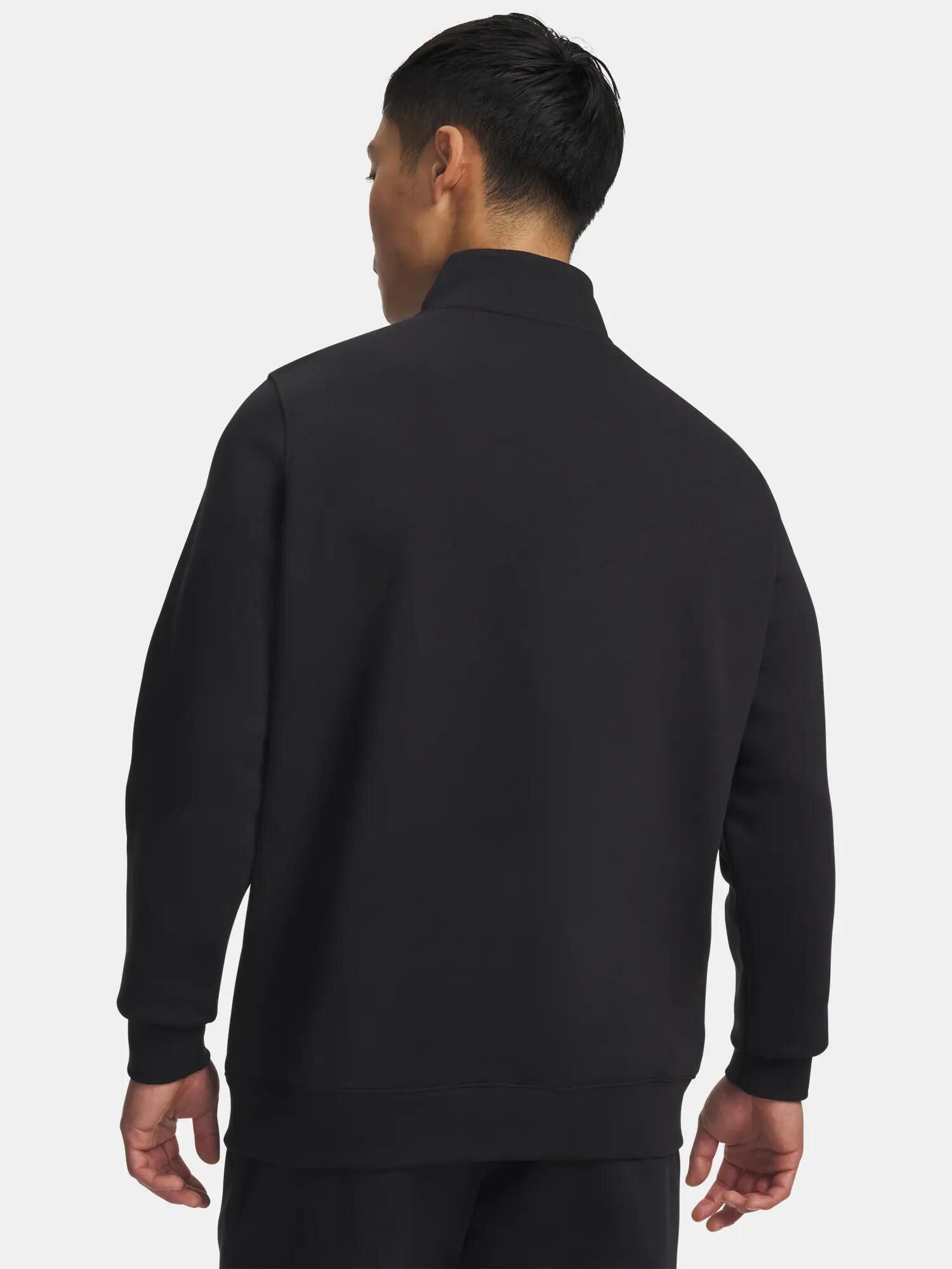 Férfi pulóver Under Armour UA Icon Fleece 1/4 Zip-BLK 2/3