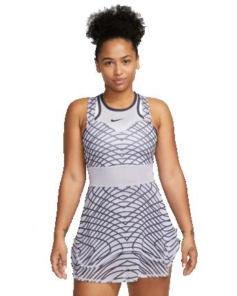 NIKE NIKE COURT DRI-FIT SLAM KLEID GRAU DAMEN
