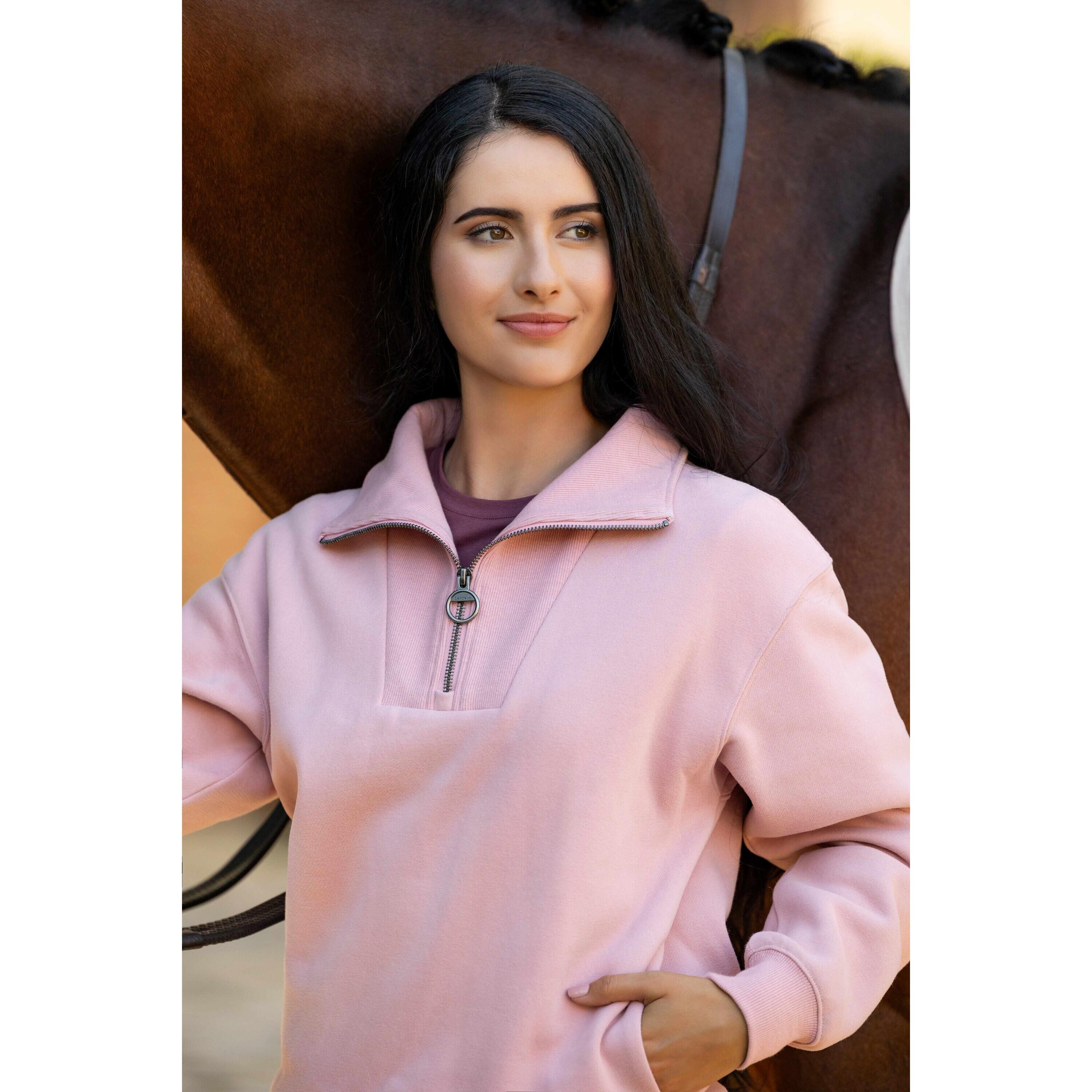 Dames sweatshirt met 1/4 rits LeMieux Keira 6/6