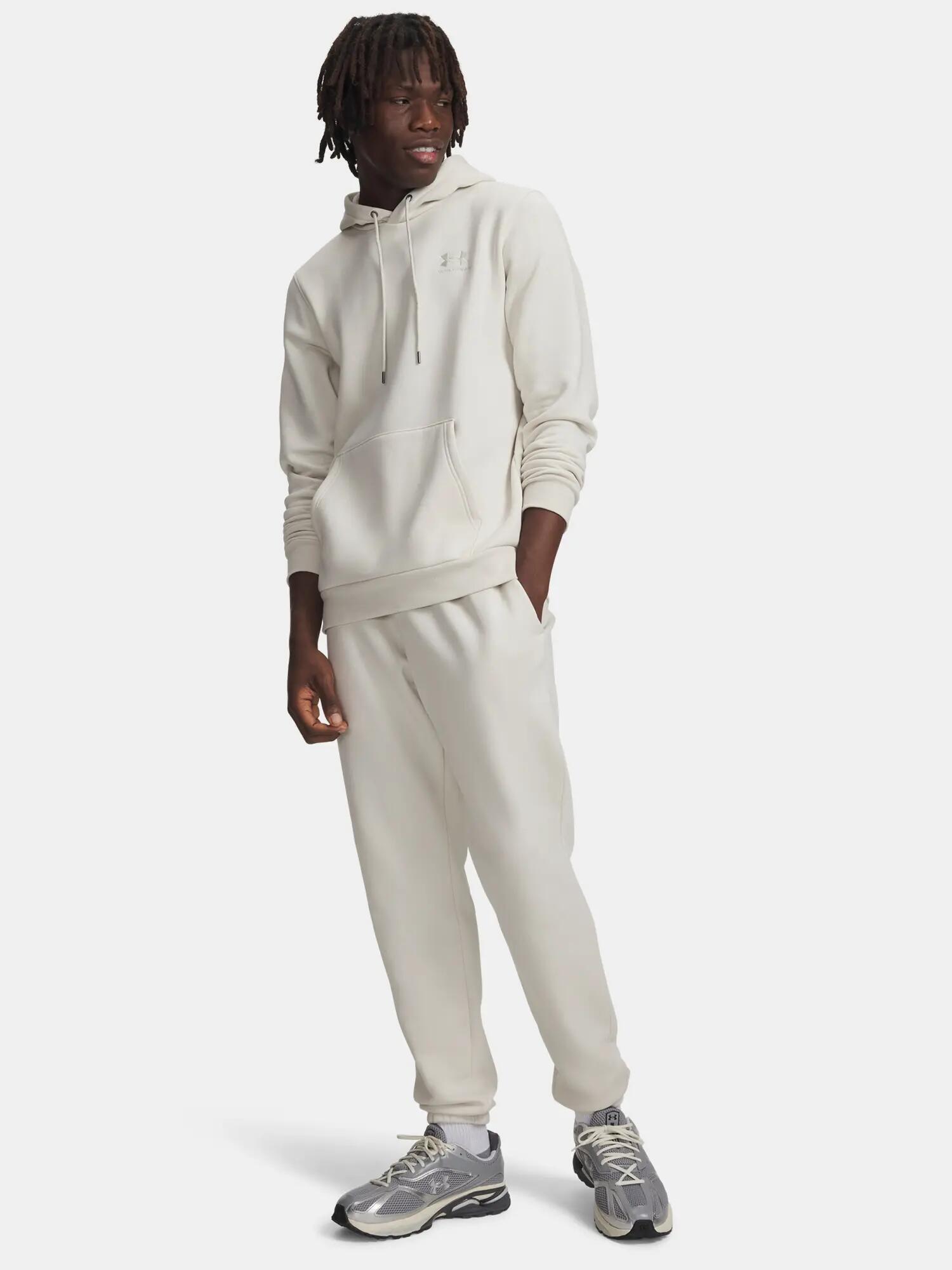 Férfi melegítőnadrág Under Armour UA Icon Fleece Jogger-WHT 3/3
