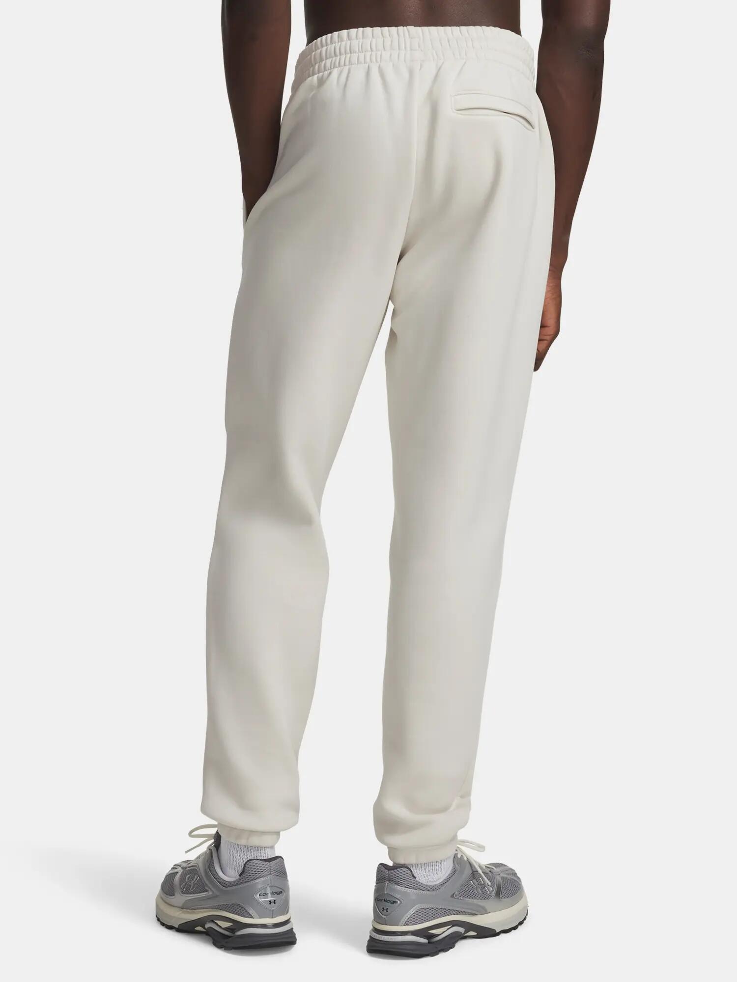 Férfi melegítőnadrág Under Armour UA Icon Fleece Jogger-WHT 2/3
