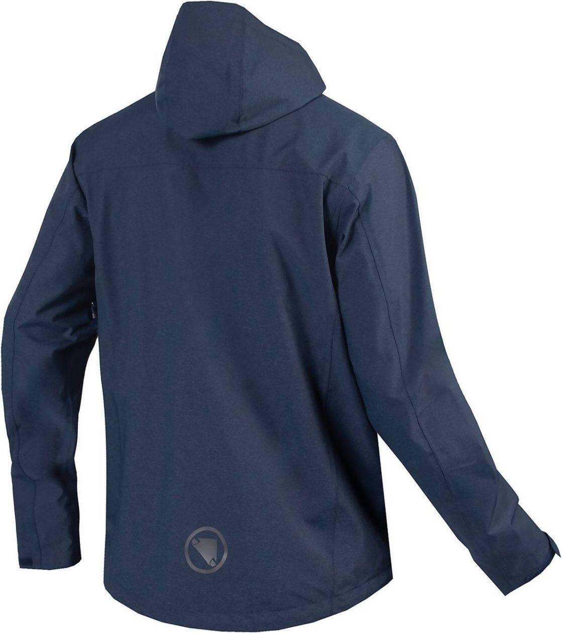 Wasserdichte Jacke Endura Hummvee Marineblau 2/7