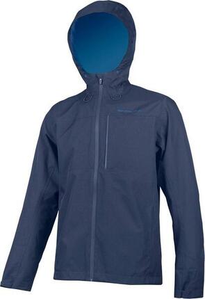 Herren Hardshell-Kapuzenjacke Mit Sturmlasche Hinter Dem Frontreißverschluss