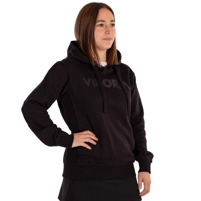 Sudadera Vibora Roca Africana Negro Mujer 3/5