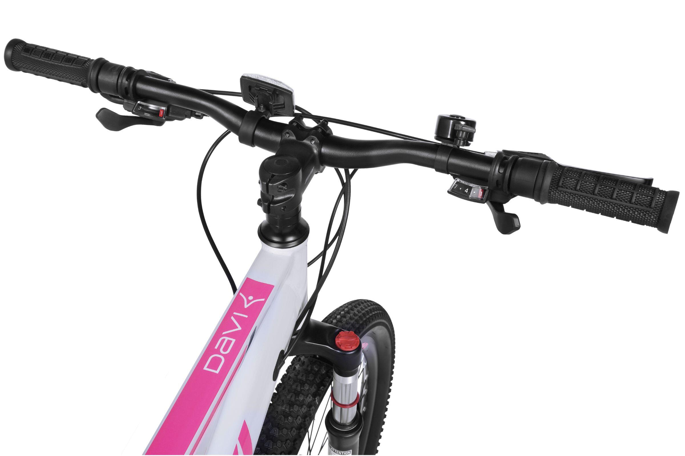MTB 26″ Davi Bonita Pro Aluminium 21 Gänge 145-170 Weiß/Rosa 4/7