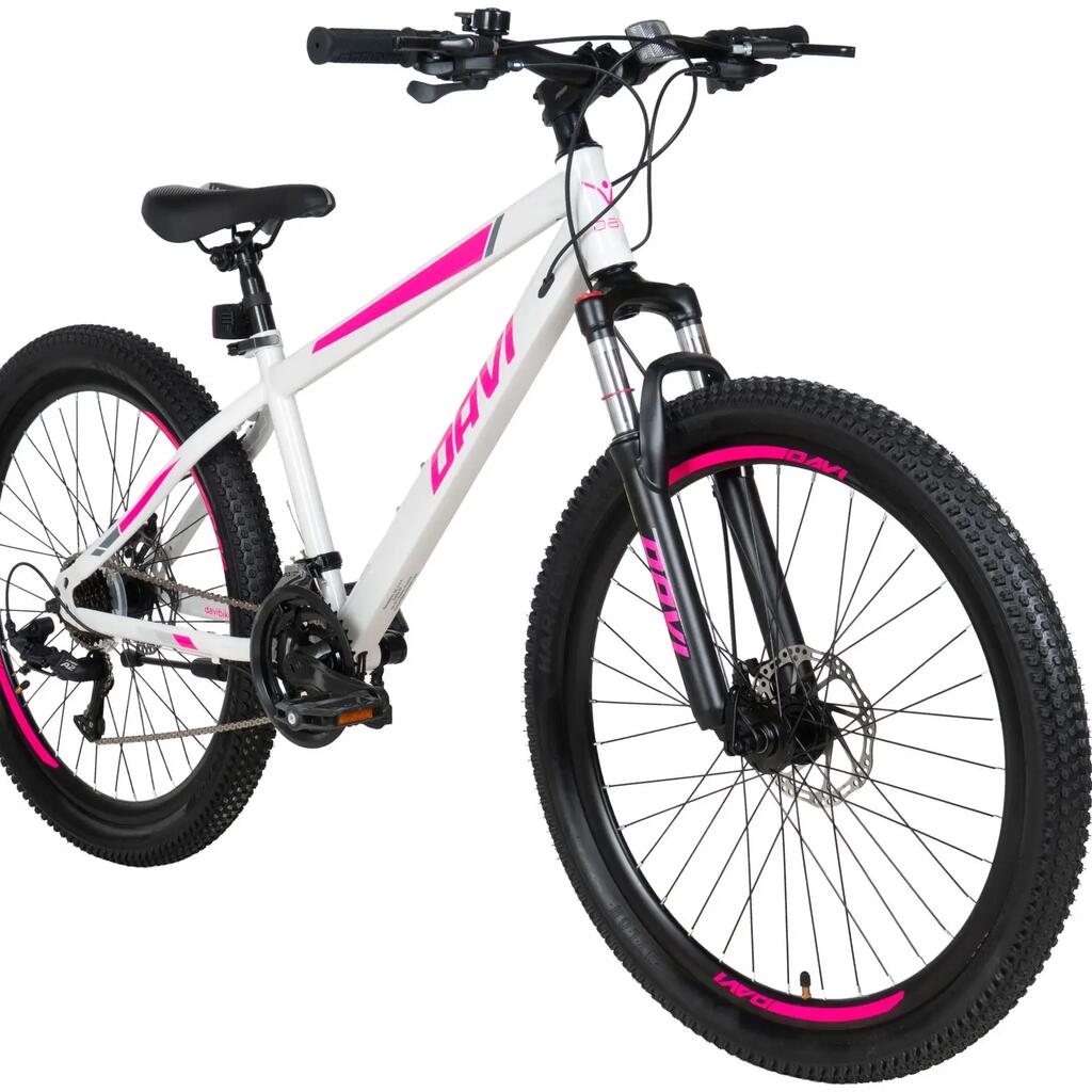 MTB 26" Davi Bonita Pro Aluminium 21 speeds 145-170 White/Pink