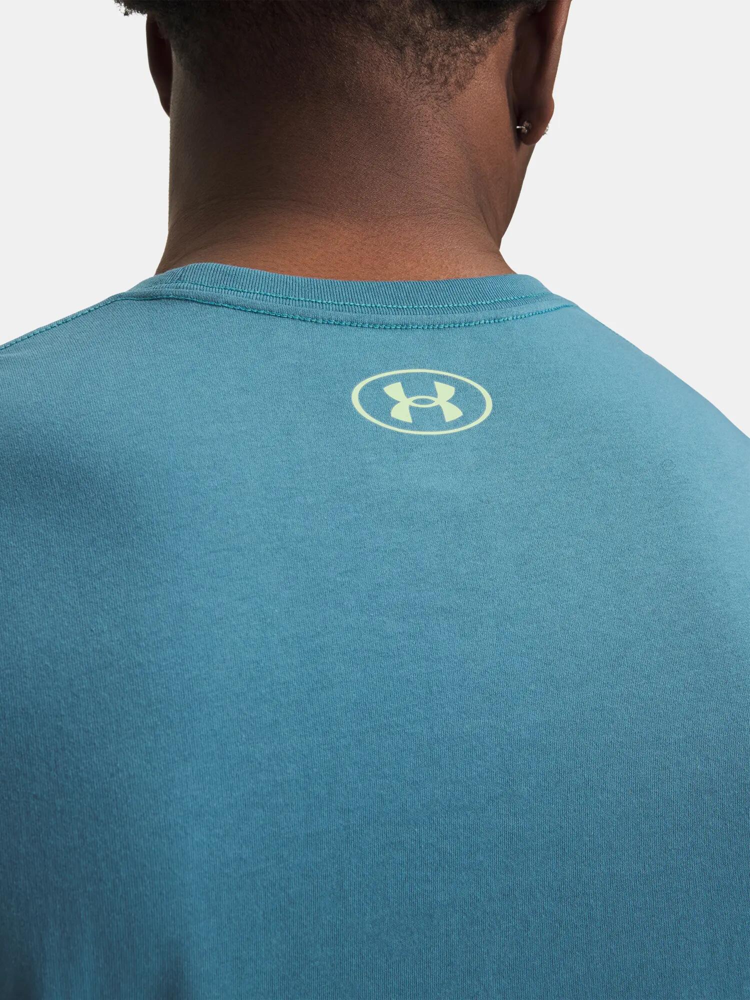 Férfi póló Under Armour UA TEAM ISSUE WORDMARK SS-BLU 3/3
